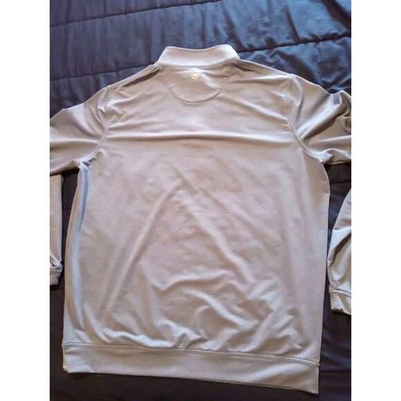 Peter Millar Crown Sport 1/4 Zip Pullover Sweater‎ Men’s Sz XL Blue 6G - Picture 5 of 5